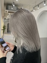 ジーナ 渋谷神南(Zina)&nbsp;【Kaede】ケアブリーチで作るグレージュカラー