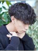 波巻きスパイラルパーマシャドウパーマツイストスパイラルパーマ