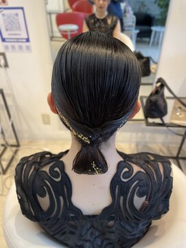 ヘアーリゾートラシックアールプラス(hair resort lachiq R+) 面だしヘアアレンジ