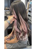 《ピンクエクステインナー》で一気に垢抜けヘアに