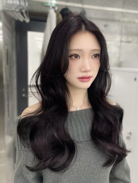 エヌアイ オモテサンドウ(ni omotesando) ワンホンレイヤーカット/ラベンダーグレージュ　上野