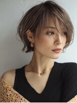 ハーツ(Heart's)&nbsp;ミセスショート×白髪ぼかしカラー３０代４０代５０代６０代