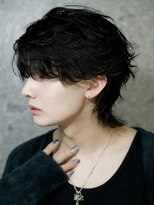 ルーシー 川越(LUCEY)&nbsp;センターパートフェザーパーマシャドウパーマメンズパーマ