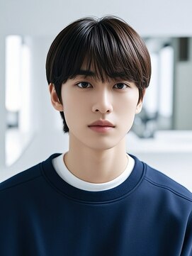 エイチ メンズ(H) ニュアンスパーマフェードシャドウパーママレットヘアツイスト