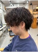 宇都宮メンズカットメンズパーマ波巻きスパイラルパーマツイスパ