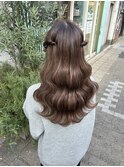 【名古屋/ヘアセット】波巻きねじりハーフツイン
