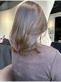 ミディアムレイヤー×髪質改善×外巻き、内巻き　30代40代