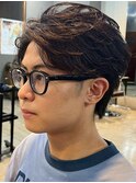 フェザーパーマ/ニュアンスパーマ/韓国マッシュ/我孫子/men's