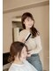 ナルーヘア(nalu hair)の写真/ご来店からシャンプーお会計までスタイリストが１人で担当。