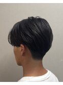 刈り上げセンターパート