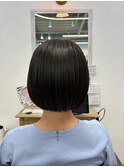 大宮/ミルクティーブロンド/ダークブルー/デジタルパーマ