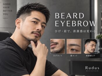 ルーダス 新保店(Rudus)の写真/髪型だけじゃない。眉まで整えて清潔感のある印象へ◎