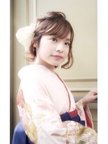 卒業式 袴着付けヘアメイク☆銀座美容室