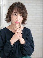 カイノ 中百舌鳥店 (KAINO) 【KAINO】ひし形シルエットグレージュエアリーショート