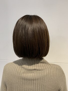 パティオン(PATIONN) ダークアッシュグレージュ☆スッキリさっぱりボブスタイルです！