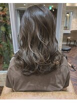 シャル オカチマチ 上野御徒町(shalu)&nbsp;【shalu 渡邊翔一】外国人風ハイライトサファリグレージュ