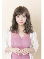 アフロディーテ ギンザ 秋葉原店(APHRODITE GINZA)&nbsp;グレージュカラー/シルキーベージュ/斜めバング/秋葉原