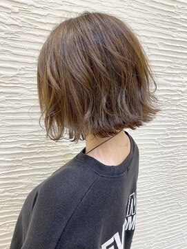 モリオ フロム ロンドン サッポロファクトリー店(morio FROM LONDON) 【morio】札幌ボブ　外ハネゆるふわボブ