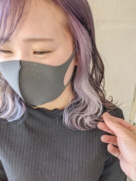 ボアップ 新居浜店(boappu) #インナー #カラー #ハイトーン #ケアブリーチ #ダブルカラー