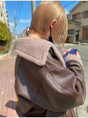 【masaya_style】ミルクティーベージュ×フィットボブ