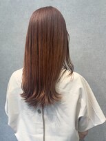 デイジー(Daisy) 大人かわいい フェザーバング オレンジベージュ