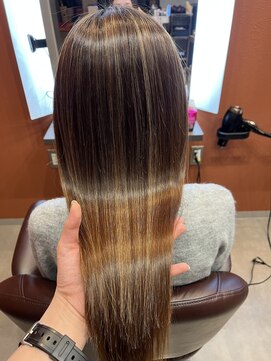 コレットヘア(Colette hair) 【ハイライトが綺麗に見える☆髪質改善酸性ストレート】