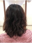 ミディアムレイヤーパーマ