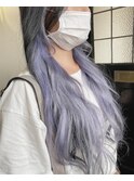インナーカラー ×ラベンダー
