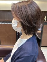 ムース 福島市店(Mousse-88-)&nbsp;ナチュラルウェーブ ショートミディアムボブ