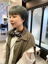 シータ(sheta)&nbsp;【sheta/小林】スモーキーグリーン　ブリーチ