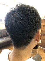 フリー(Free)&nbsp;大人爽やかナチュラル刈り上げショート黒髪短髪