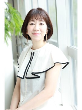 キッカ 本八幡店(CHICCA) シンプル艶ボブ