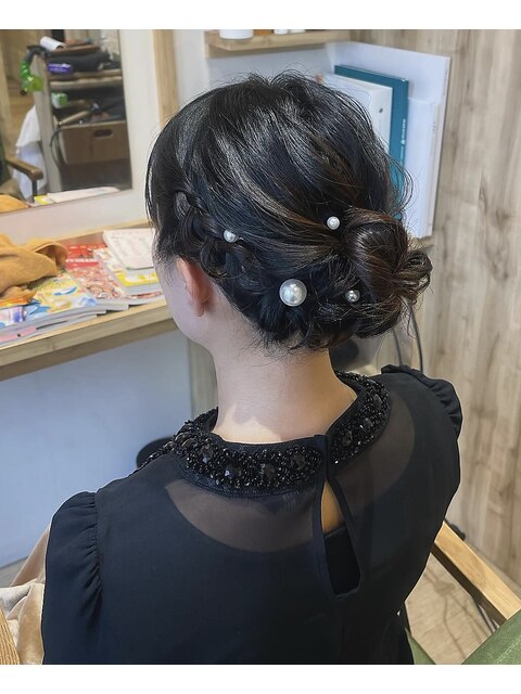 艶っぽく上品シンプル可愛いヘアセット【カミケンネクスト】