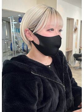 ソソ(soso) 【soso 伊勢田】丸みショート【横浜/ブリーチ】