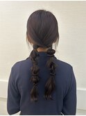 ヘアアレンジ×ツインアレンジ