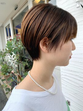 ヘアーエポック(hair epoque) 丸みショートくびれハンサムショート