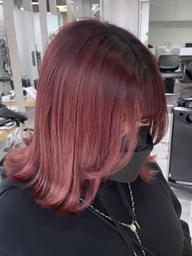 レディアル 渋谷(REDEAL) 韓国ヘア/ブリーチ/暖色カラー/ワンホン【レイヤー/渋谷】