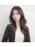 韓国/美髪/トリートメント/レイヤー/ロング/グラデーション