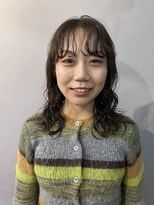 ガーランド (Garland) ☆くるくるパーマミディアムパーマオリーブグレージュ