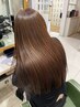 ずっと触っていたくなる☆ダメージレス髪質改善プレミアムストレート￥19800