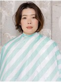 くせ毛を活かすふんわりショート☆うねり広がりもまとまるカット