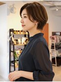 ふんわり美髪ショート【能勢電鉄絹延橋駅】