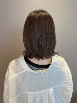 オン キャナルシティ博多前店(on) 【竹内哉汰】大人ボブ/育むグレイ×オリーブベージュ/30代/博多