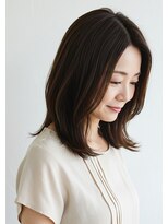 アントワープトーキョー(antwerp TOKYO)&nbsp;大人ミディアム酸性ストレート髪質改善縮毛矯正レイヤー