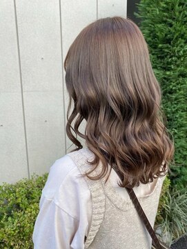 エフサロン(f salon) セミロングゆるふわパーマ