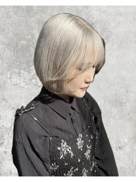 プライズ 錦糸町北口店(prize) ◎大人可愛いホワイトショート錦糸町×透明感カラー 錦糸町