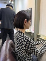 ジル ヘアデザイン ナンバ(JILL Hair Design NAMBA)&nbsp;ボブ/ショートボブ/大人ボブ／艶カラー/アースカラー