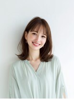 e.m.a プレミアムビューティーサロン 栄駅店(e.m.a PREMIUM BEAUTY SALON)&nbsp;鎖骨ミディアム/外ハネ/髪型/イメチェン