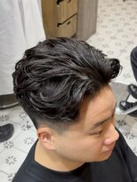 グルーマーズトウキョウ(GROOMER/S TOKYO)&nbsp;men's/波巻きツイストスパイラル/リバースセンターパート