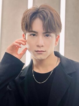 MEN'S HAIR BLEACHi 四日市店【メンズ ヘア ブリーチ】 【BLEACHi】2Wayショートセンターパート【numberA.×BLEACHi】